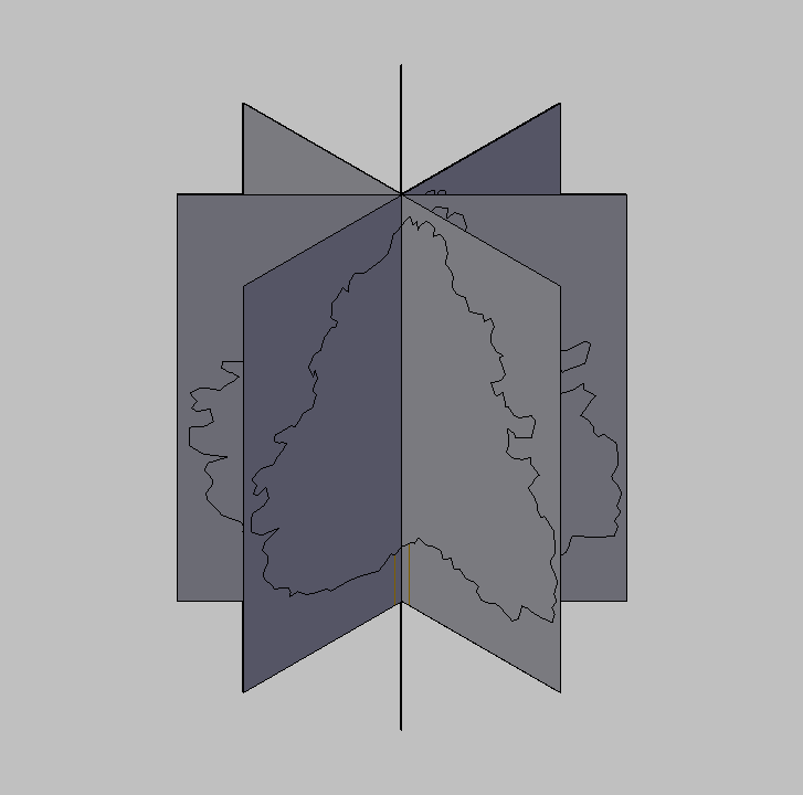 Bloque Autocad Vista de Árbol 29 en 3D